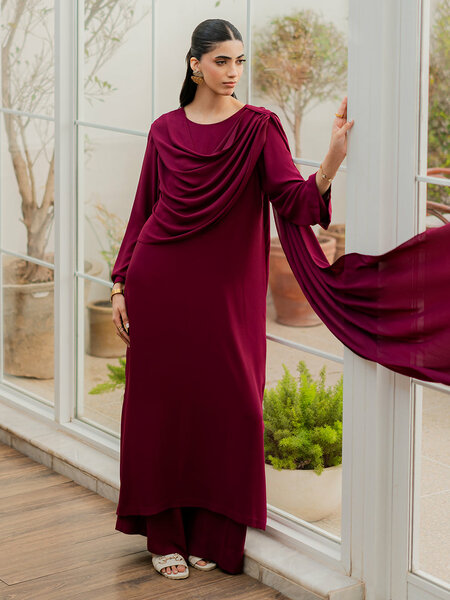 Merlot- 2Pcs Solids Set
