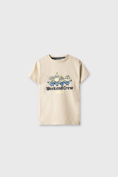 Boys Minions Crew Graphic T-shirt