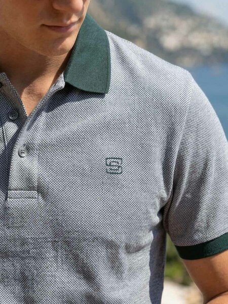 Dark Green Bird Eye Polo T-Shirt (POLO-1168)