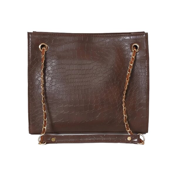 Crocodile Tote Choco