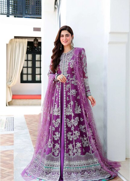 Bachelorette by Mushq Unstitched Embroidered Chiffon 3 Piece Suit MU26UBF Dream Girl MUNCH260104 - Festive Collection