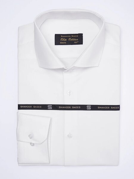 White Plain, Cutaway Collar, Elite Edition, Men’s Formal Shirt (FS-2459)