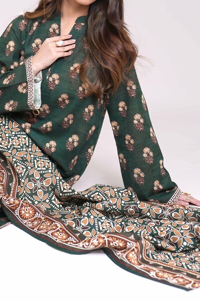 Narmin by Narkin's Unstitched Printed Khaddar 3 Piece Suit NN26UK NUWKDP-3161 - Casual Collection