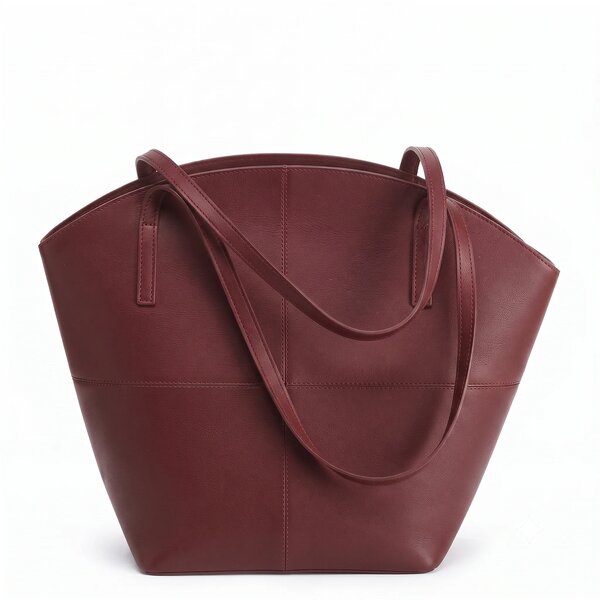 Tote Shoulder Maroon