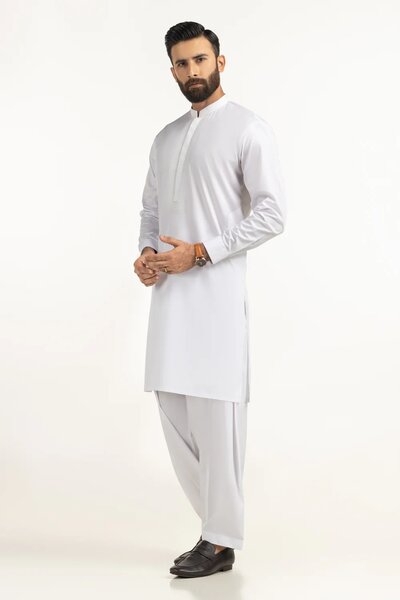 Regular Fit Embroidered Suits