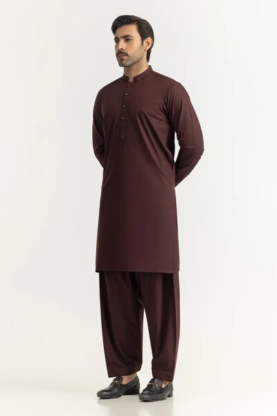 Regular Fit Embroidered Suits