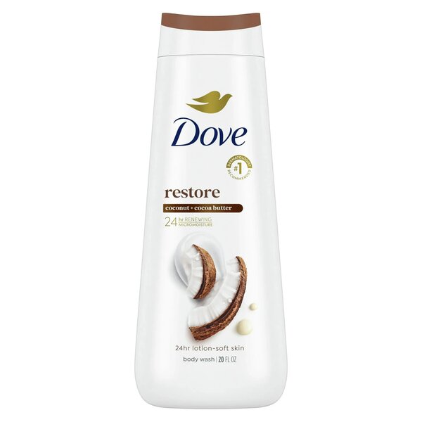 Dove - Restoring Coconut & Cocoa Butter Body Wash - 20 Fl Oz (591ml)