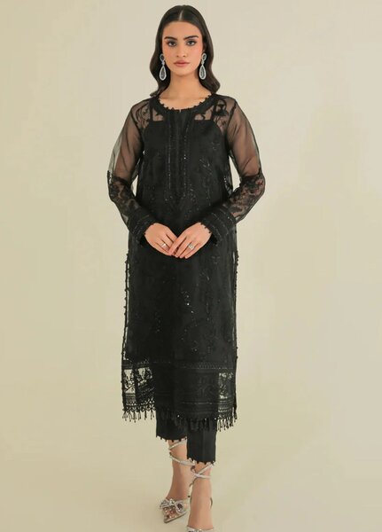 Chantelle by Baroque Unstitched Embroidered Organza 3 Piece Suit BQ26UCF UF-D235 - Festive Collection