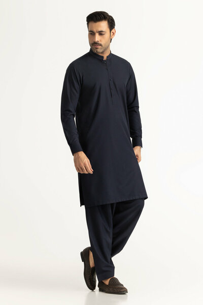 Regular Fit Embroidered Suits