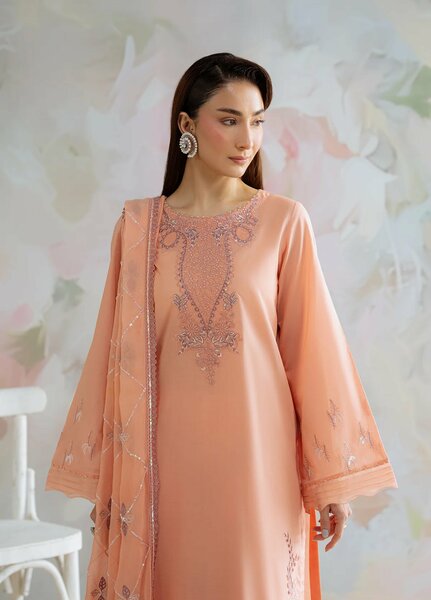 Core by Daria Clothing Unstitched Embroidered Lawn 3 Piece Suit DC26UCL DA-75 - Summer Collection