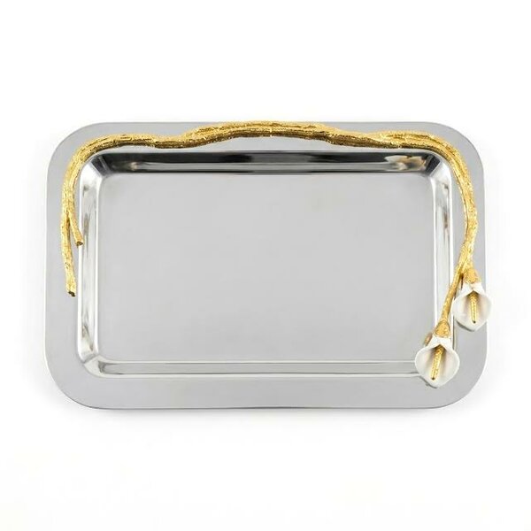 Premium Silver Serving Platter 11 x 17 Inch