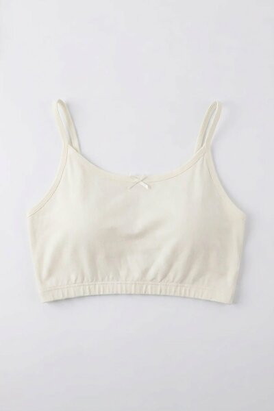 BLS - Abila Non Padded Cotton Teen Bra - White