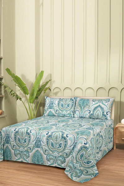 Linen Collection MFJP Printed Bed Sheet Set