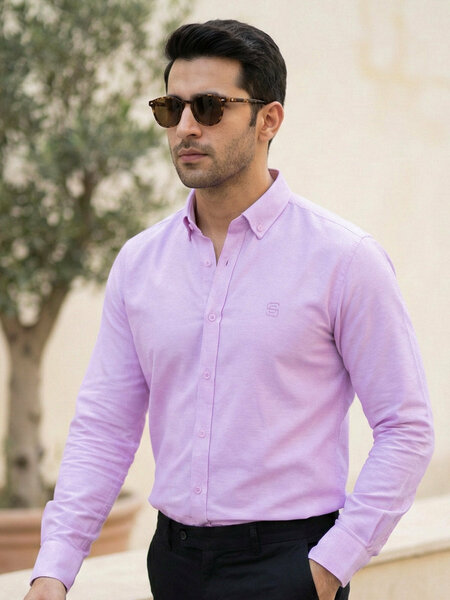 Lilac Oxford Shirt (CSB-279)