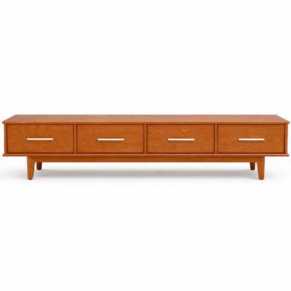 Elan Solid Wood TV Unit with Drawers