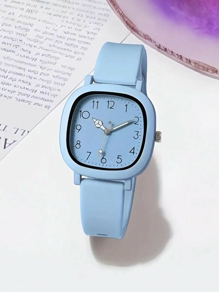 Shein - 6Pcs Women'S Quartz Watch Bracelet Necklace Earrings Ring Jewelry Set