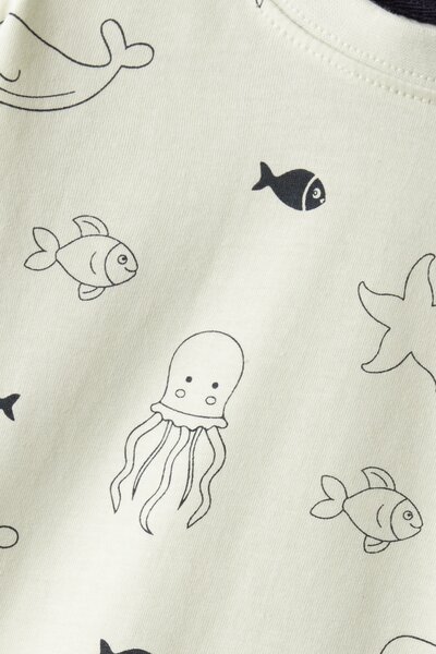 Boys Ocean Creature Printed T-shirt