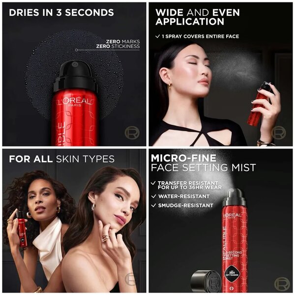 L'Oreal Infallible - 3 - Second Setting Spray (new version)