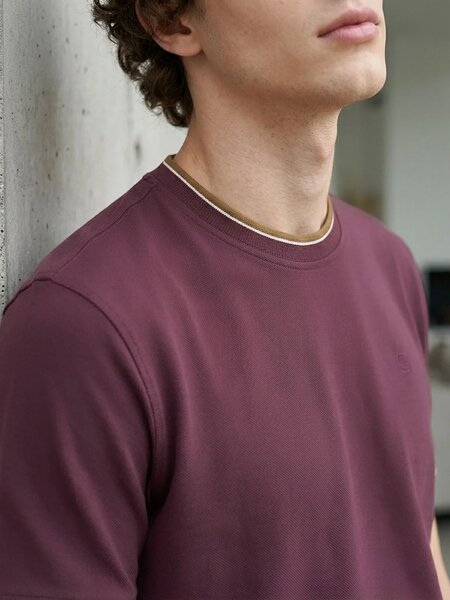Maroon Basic T-Shirt (TEE-502)