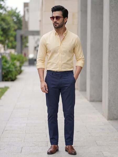 Lemon Oxford Shirt (CSB-281)