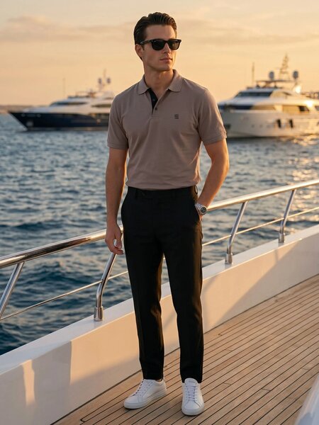 Stone Designer Polo T-Shirt (POLO-1232)