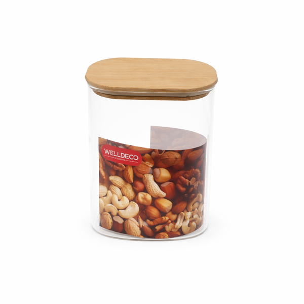 Wood Lid Jar (Medium) – Modern Kitchen Storage Container
