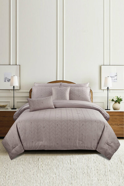 Mushroom Jacquard Comforter Set