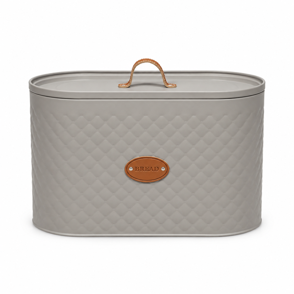 Large Oval Bread Box – Grey