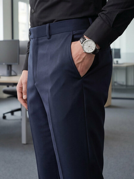 Navy Blue Executive Formal Dress Pant (FDT-416)