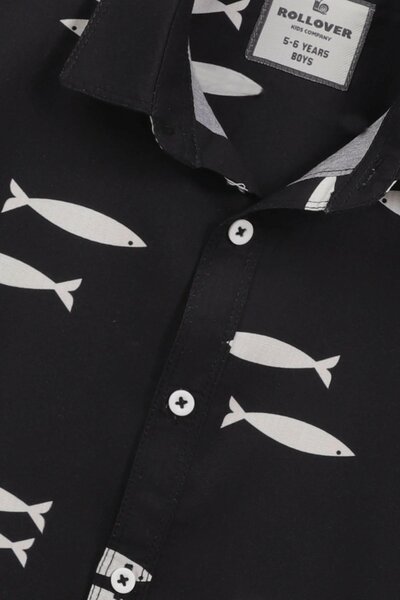Boys Ocean Adventure Cotton Shirt