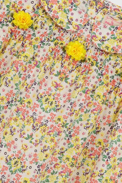 Glowy Garden Smocked Top