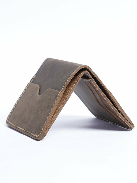 Brown Leather Card Holder (W-279)
