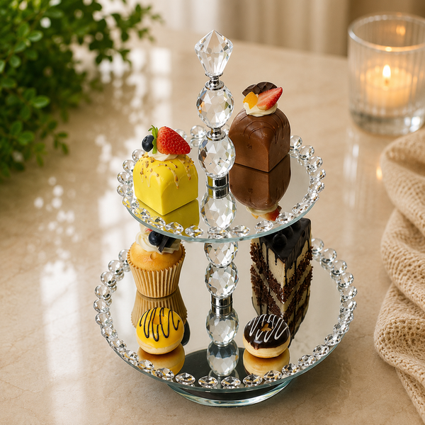 Porsachi 2-Tier Cake Stand – 9 Inch & 12 Inch