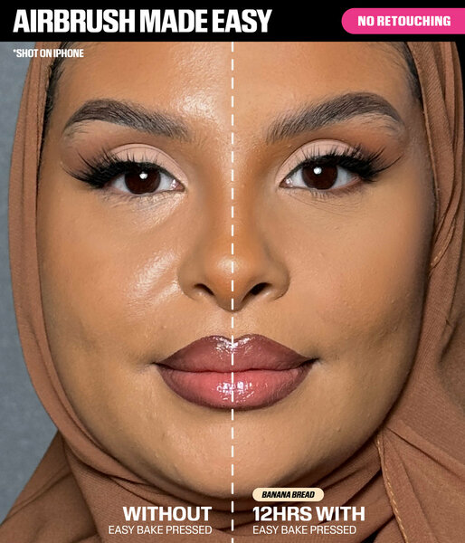 Huda Beauty - Easy Bake And Snatch Pressed Powder- Banana Bread