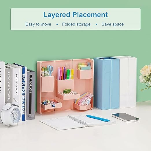 Home.co- Foldable Desktop Storage