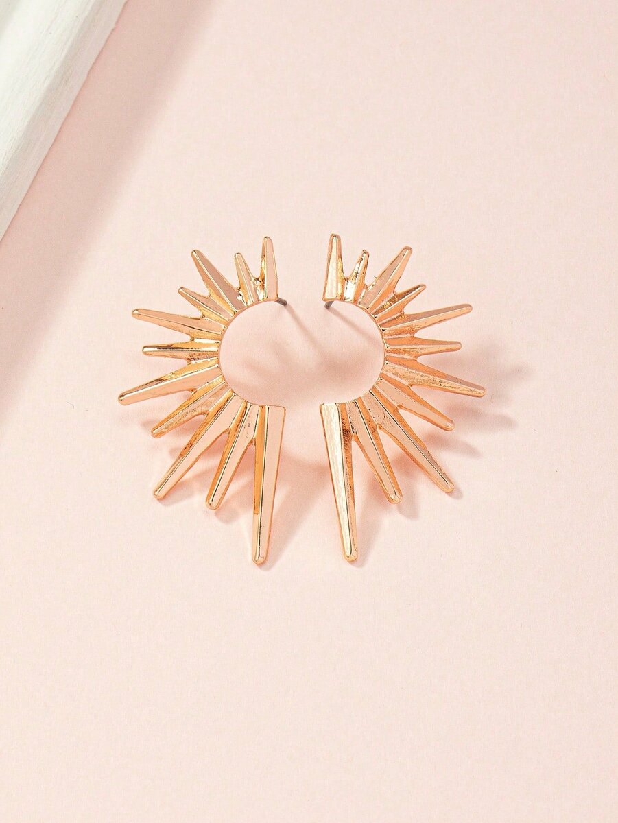 Shein - Structured Stud Earrings