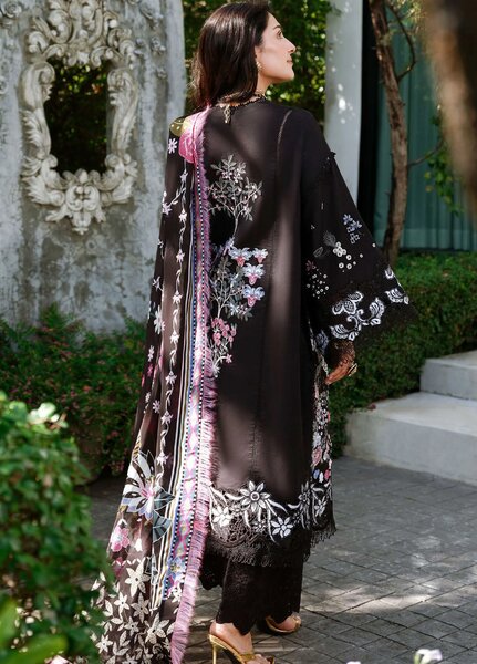 AMoi by Mushq Unstitched Embroidered Luxury Lawn 3 Piece Suit MU26AHL D-9 Gentle Breeze - Summer Collection