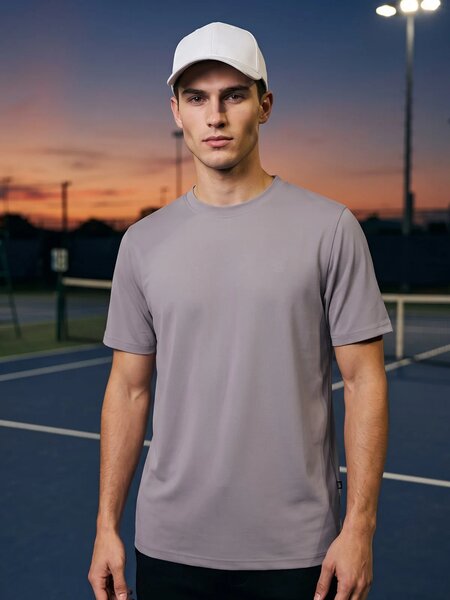 Beige Performance T-Shirt (TEE-452)