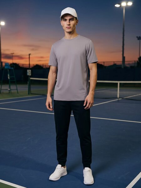 Beige Performance T-Shirt (TEE-452)
