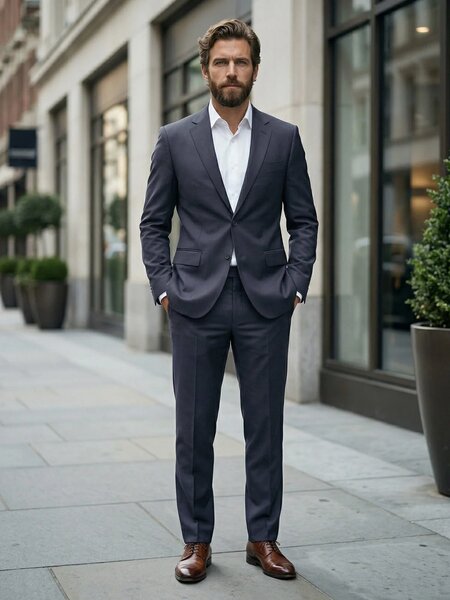 Dark Grey Two Piece Suit (SF-156)
