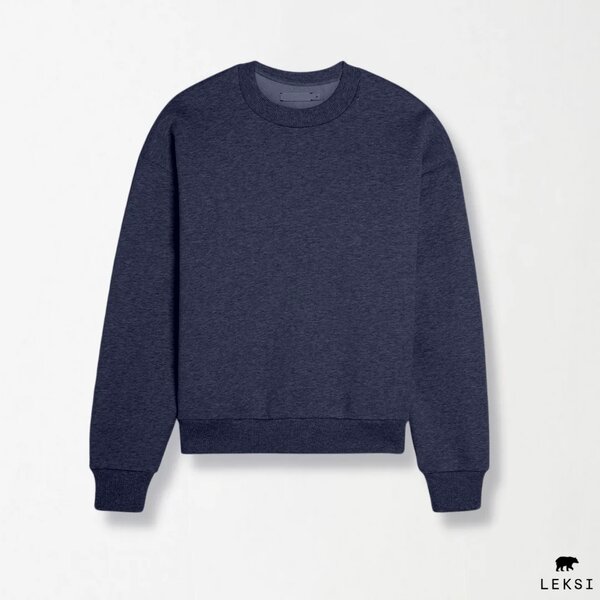 LEKSI - Grey Marl Unisex Sweatshirt