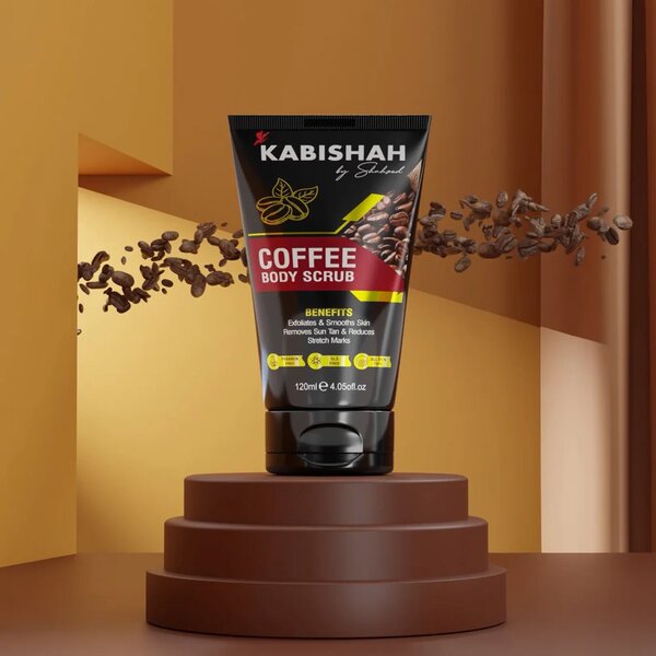 Coffee Body Scrub Pack of 2 - Exfoliates, Removes Tan & Reduces Stretch Marks