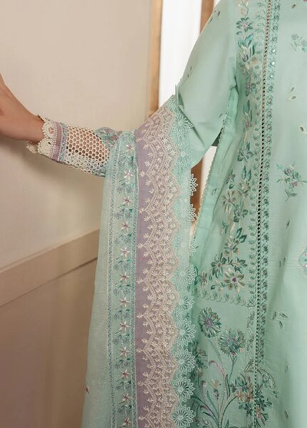 Brewed by Ayzel Unstitched Embroidered Lawn 3 Piece Suit AAF26UBL Affogato ZWU-0149-3PO - Festive Collection