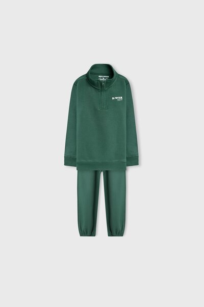Green Comfort Fleece Unisex Co-ord Set