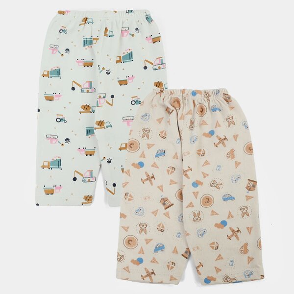 Cotton Trouser 2Pcs 3-6M