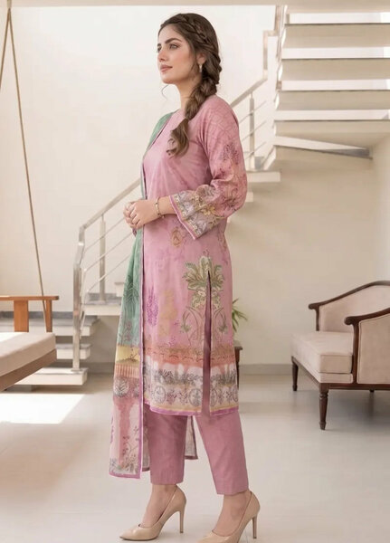 Salitex Unstitched Printed Lawn 3 Piece Suit SUNS8IN1146 Casual Collection