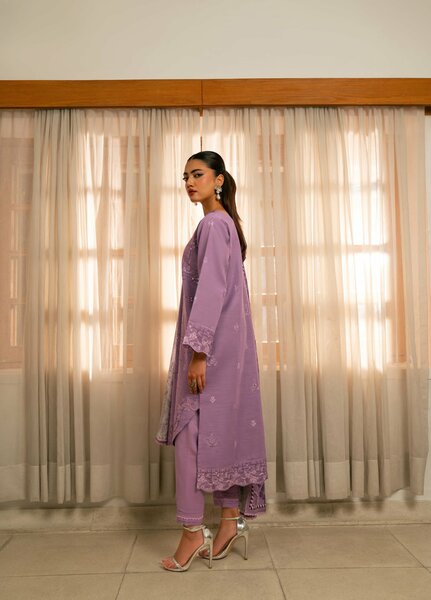 Manzil by Rashid Textiles Unstitched Embroidered Khaddar 3 Piece Suit RT26UKM D-1036 - Winter Collection
