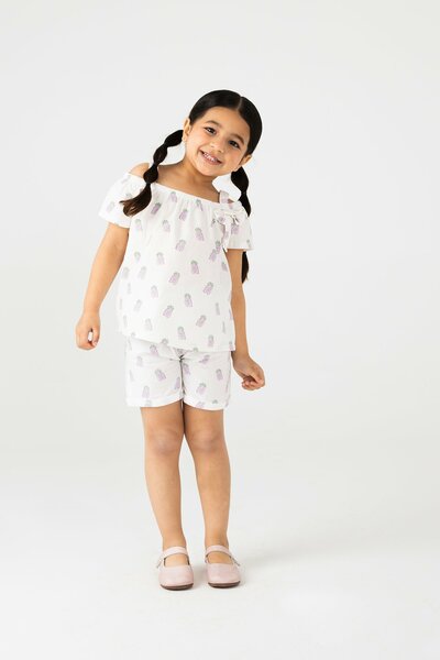 Purple Fruit Fiesta Dress Set