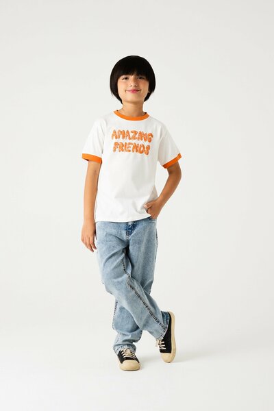 Boys Amazing Friends Contrast Tee