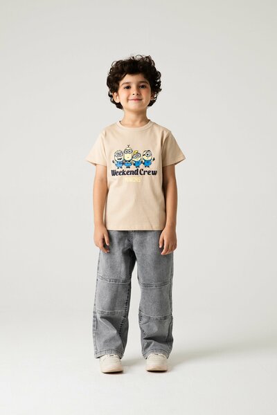 Boys Minions Crew Graphic T-shirt